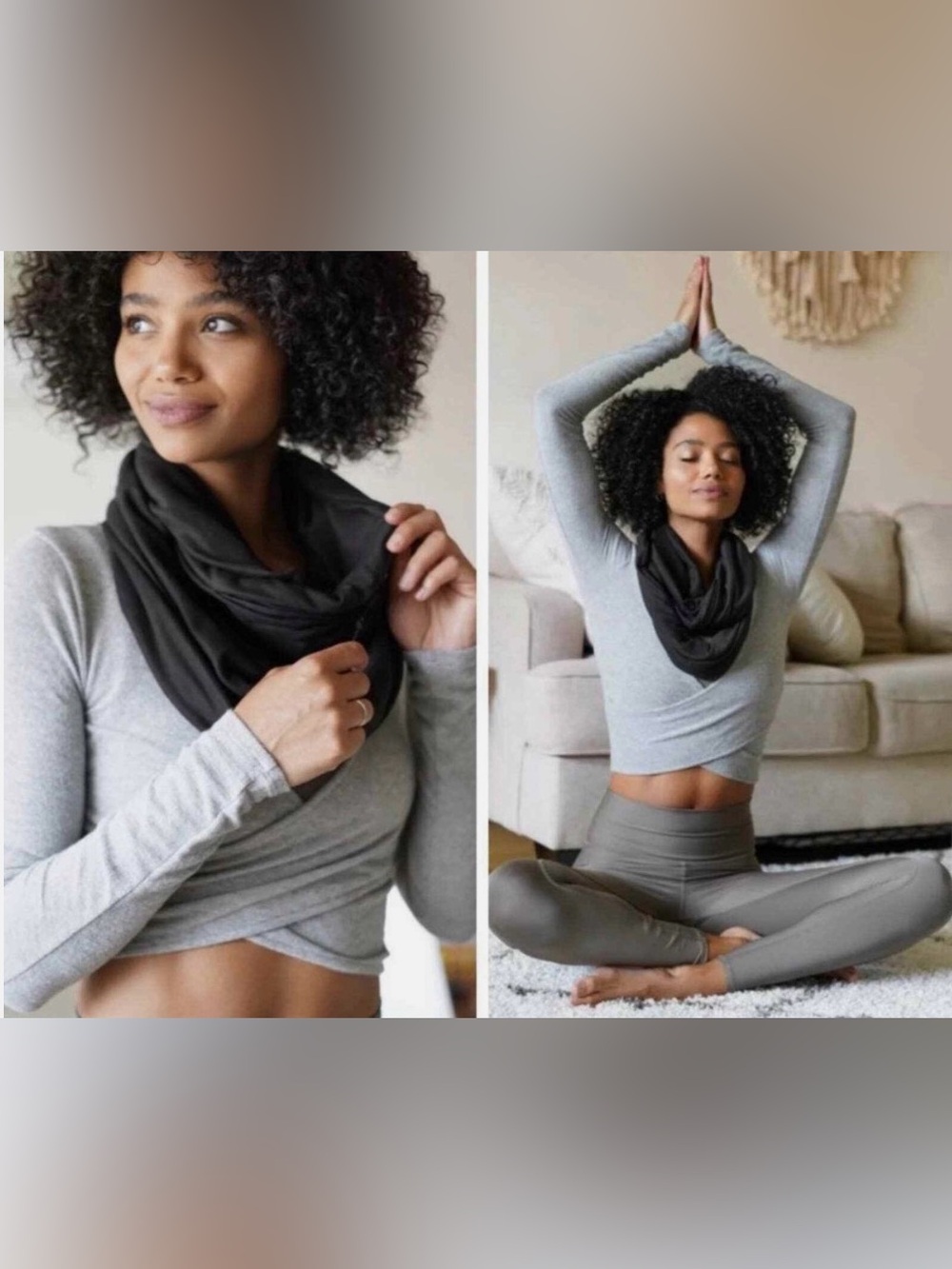 Beyond Yoga Charcoal Gray Active Jacket with Zipper Detail